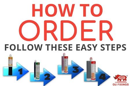 Langkah-langkah mudah untuk memesan chemical anchor injeksi Anda secara online